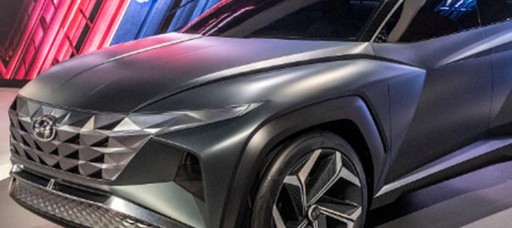 现代Vision T插电式混合动力SUV Concept亮相洛杉矶车展