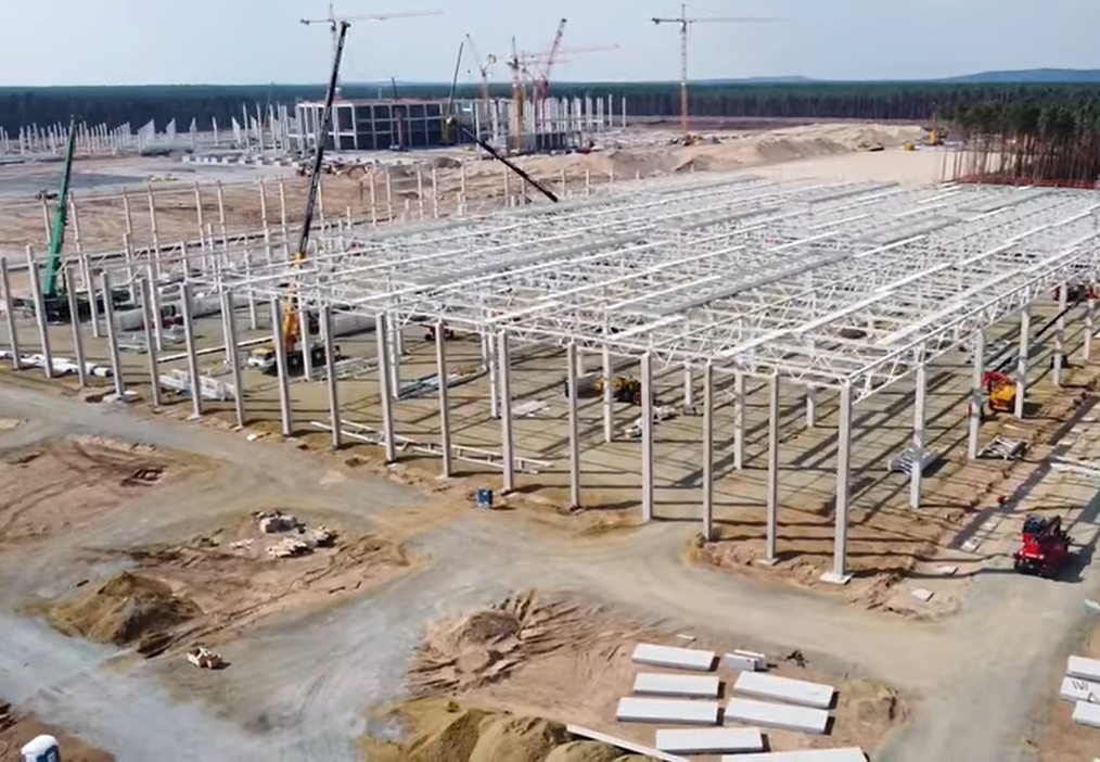 特斯拉Giga柏林建设进度:2020年8月7日