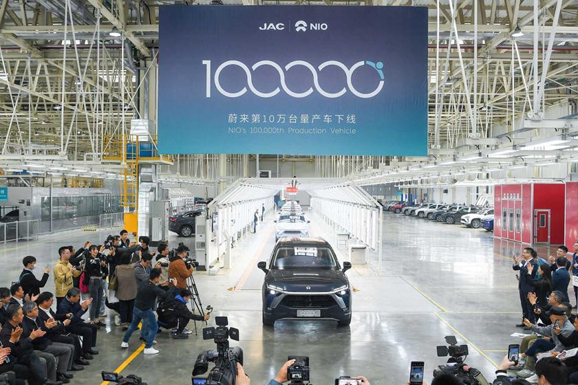 中国电动汽车制造商蔚来有理由庆祝