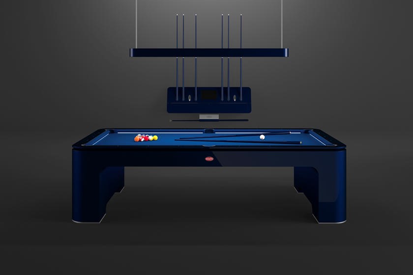 布加迪推出30万美元的台球桌